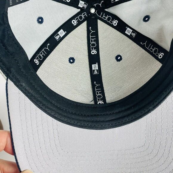 Dallas Cowboys Hat Cap Strap Back Adjustable New Era Gray 9Forty NFL Football - Picture 10 of 12